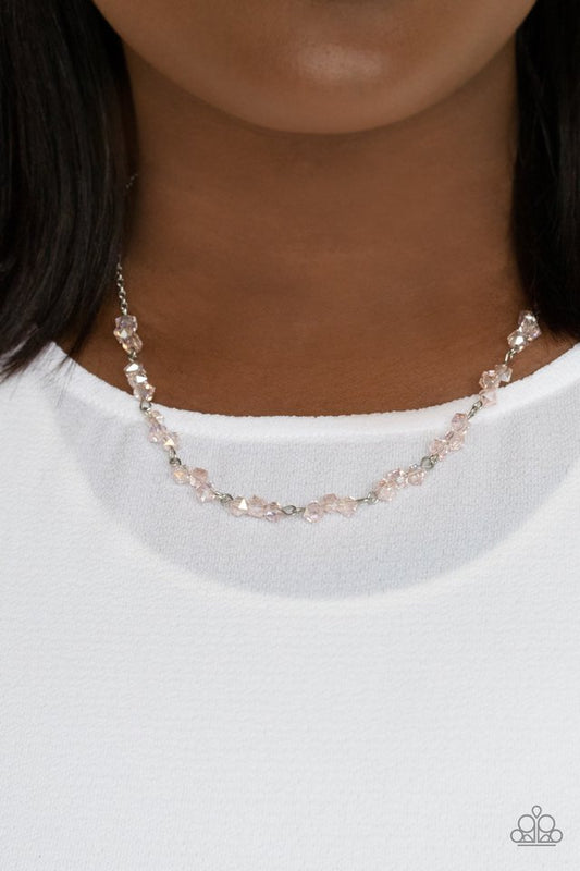 ​Incredibly Iridescent - Pink - Paparazzi Necklace Image