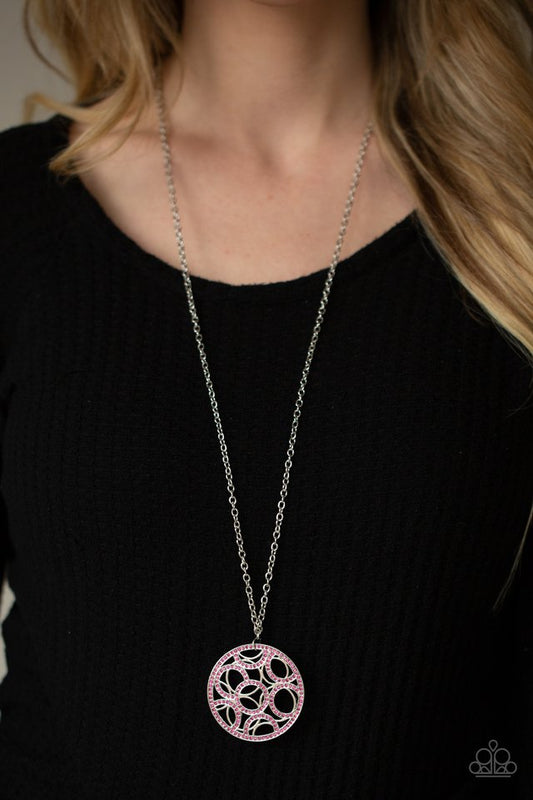 ​Thanks a MEDALLION - Pink - Paparazzi Necklace Image