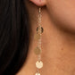 Take A Good Look - Gold - Paparazzi Earring Image
