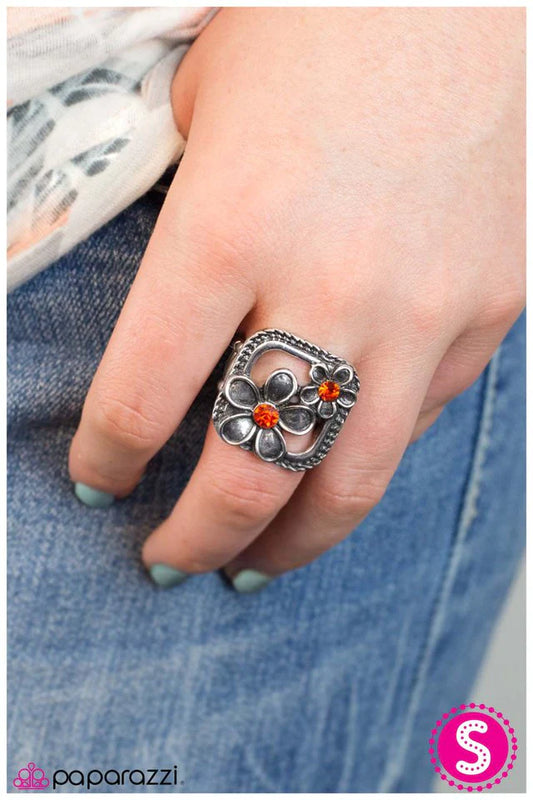 Paparazzi Ring ~ Double Dutch - Orange