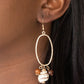 ​Golden Grotto - Brown - Paparazzi Earring Image
