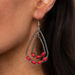 ​Summer Staycation - Red - Paparazzi Earring Image