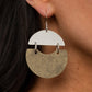 Watching The Sunrise - Brass - Paparazzi Earring Image