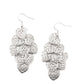 Shimmery Soulmates - Silver - Paparazzi Earring Image