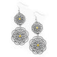 Mandala Mecca - Yellow - Paparazzi Earring Image