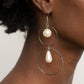 ​Cultured in Couture - White - Paparazzi Earring Image
