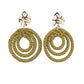 Whimsically Wicker - Green - Paparazzi Earring Image