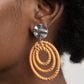 Whimsically Wicker - Brown - Paparazzi Earring Image