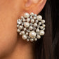 Head To Toe Twinkle - White - Paparazzi Earring Image