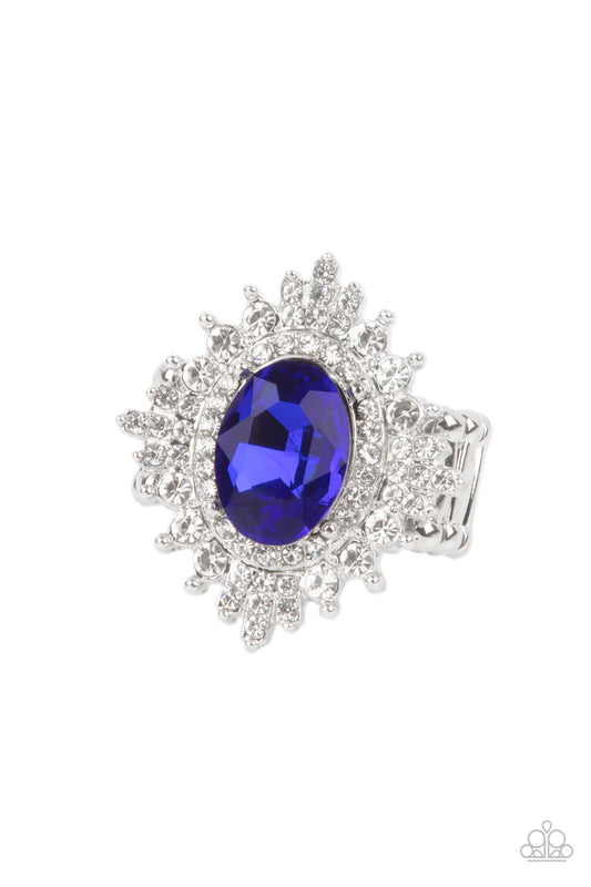 Paparazzi Ring ~ Five-Star Stunner - Blue