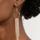 Tapered Twinkle - Gold - Paparazzi Earring Image