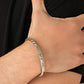 Keep Calm and Believe - Silver - Paparazzi Bracelet Image