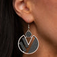 Petrified Posh - Black - Paparazzi Earring Image