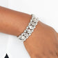 Metro Magnetism - Silver - Paparazzi Bracelet Image