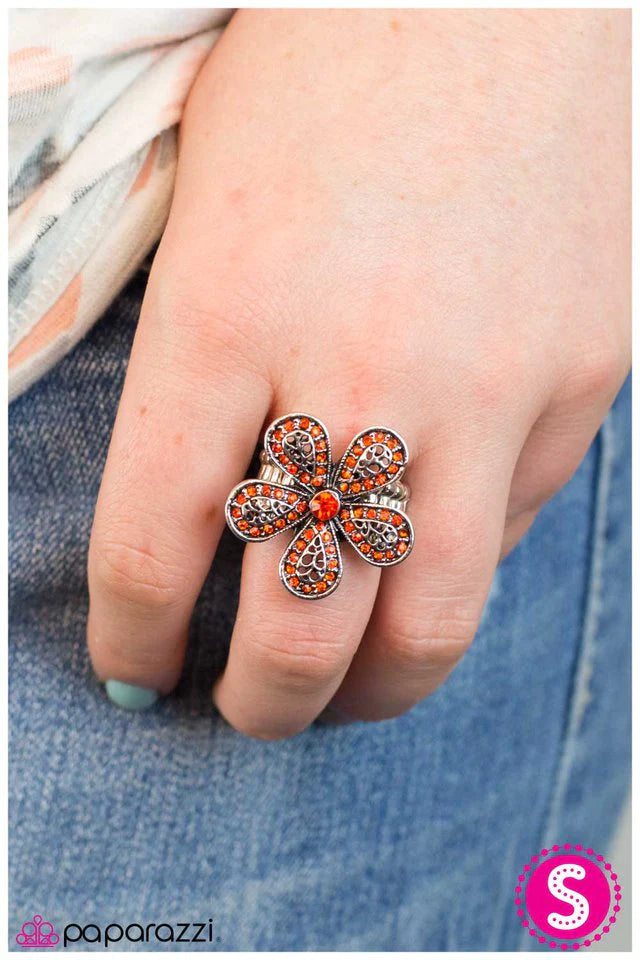 Paparazzi Ring ~ Girl Trouble - Orange