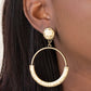 Rustic Horizons​ - Brass - Paparazzi Earring Image