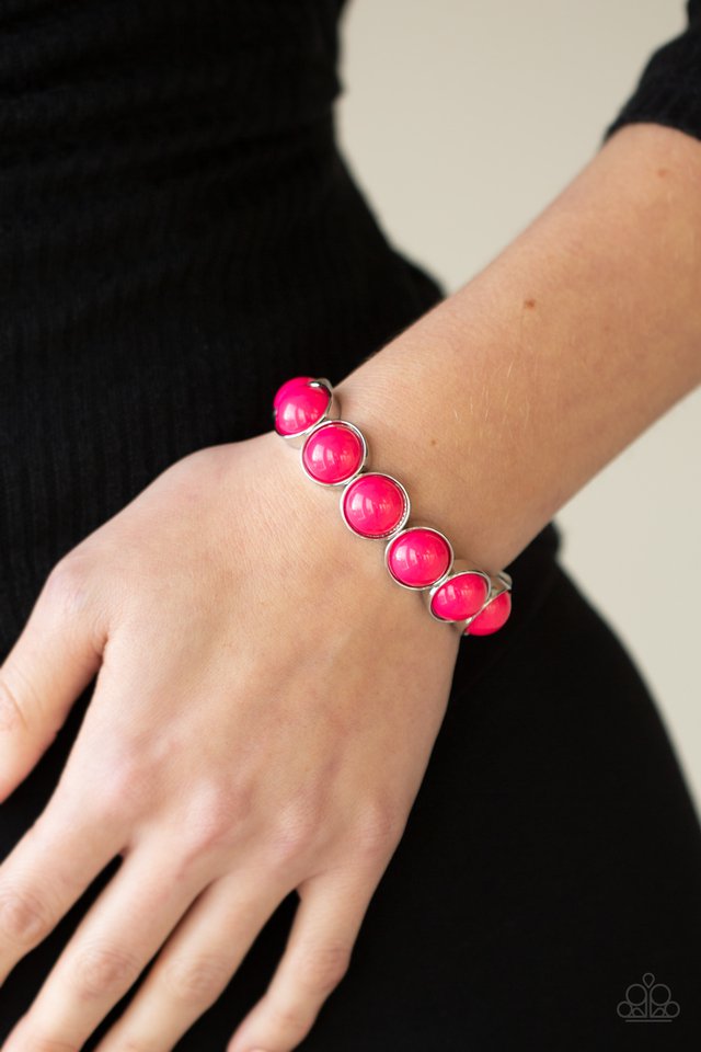 POP, Drop, and Roll - Pink - Paparazzi Bracelet Image