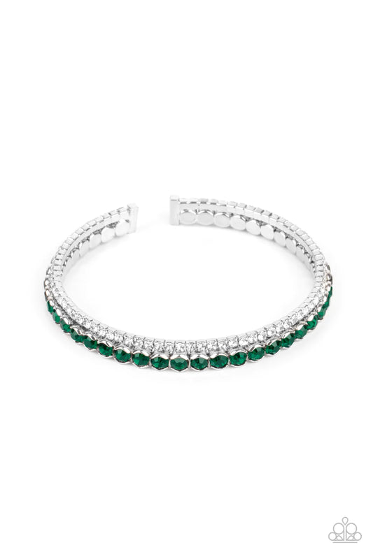 Paparazzi Bracelet ~ Fairytale Sparkle - Green