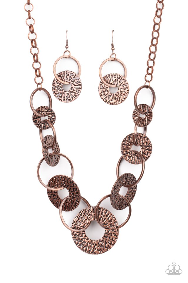 ​Industrial Envy - Copper - Paparazzi Necklace Image