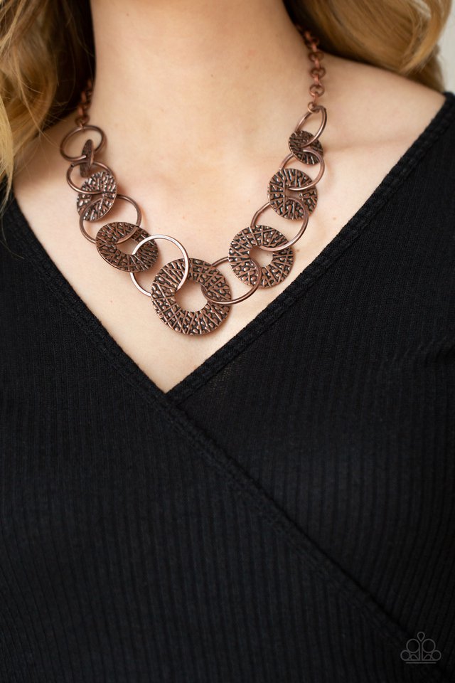 ​Industrial Envy - Copper - Paparazzi Necklace Image