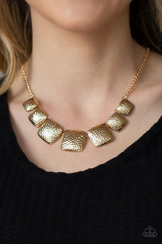 ​Keeping It RELIC - Gold - Paparazzi Necklace Image