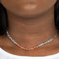Space Odyssey - Orange - Paparazzi Necklace Image