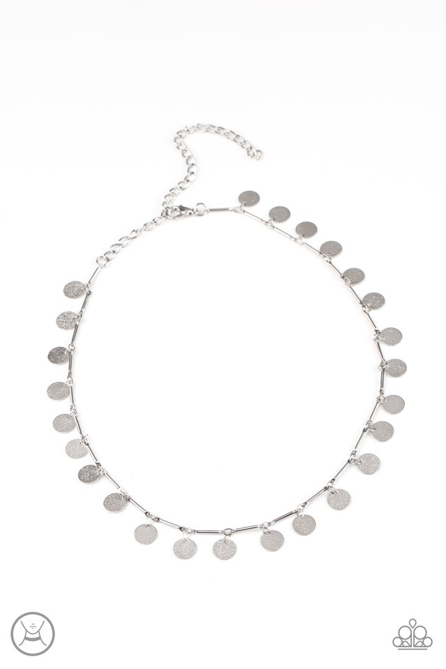 Musically Minimalist - Silver - Paparazzi Necklace Image