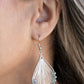 ​Pulling at My HARP-strings - Silver - Paparazzi Earring Image