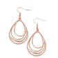 Outrageously Opulent - Copper - Paparazzi Earring Image