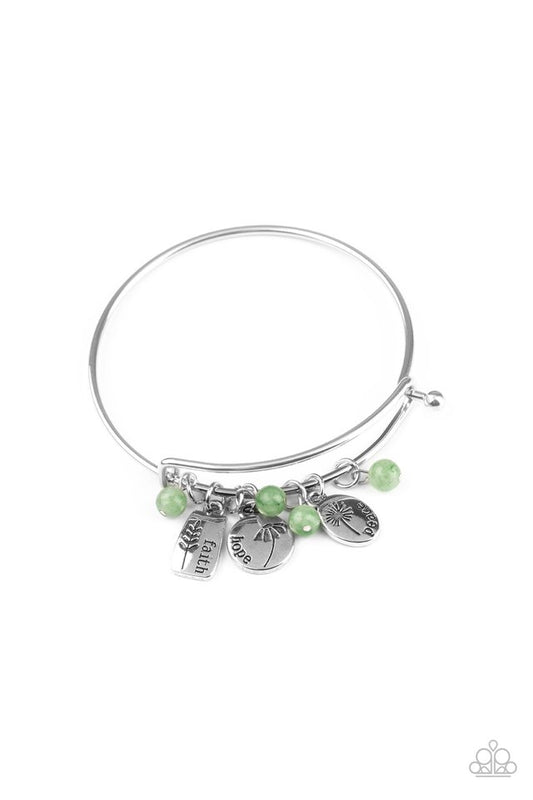 GROWING Strong - Green - Paparazzi Bracelet Image