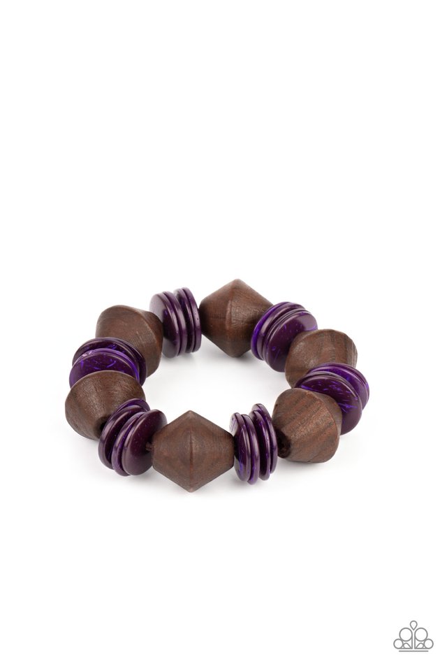 ​Bermuda Boardwalk - Purple - Paparazzi Bracelet Image