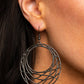 Urban Lineup - Black - Paparazzi Earring Image