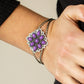 Happily Ever APPLIQUE - Purple - Paparazzi Bracelet Image