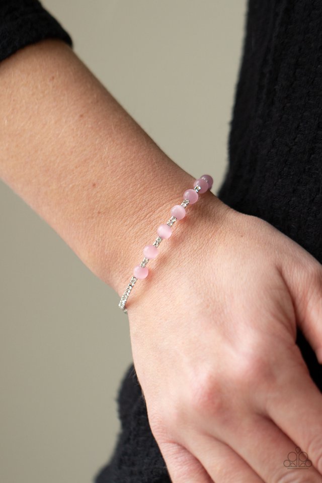 Tea Party Twinkle - Pink - Paparazzi Bracelet Image