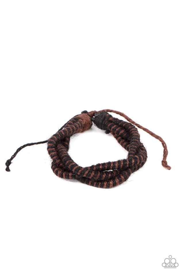 Island Endeavor - Brown - Paparazzi Bracelet Image