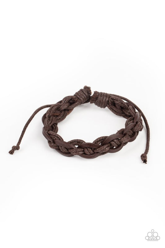 ​Rugged Adventure - Brown - Paparazzi Bracelet Image