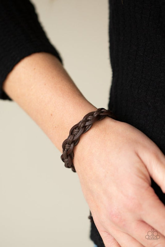 ​Rugged Adventure - Brown - Paparazzi Bracelet Image