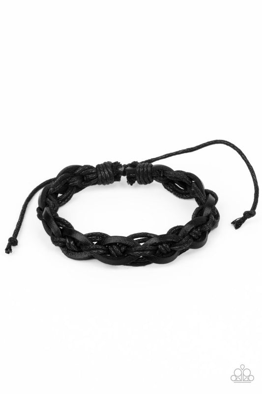 Rugged Adventure - Black - Paparazzi Bracelet Image