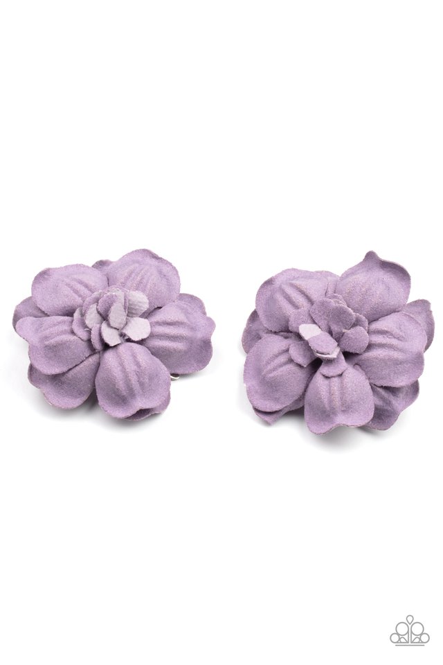 Happy-GROW-Lucky - Purple - Paparazzi Hair Accessories Image