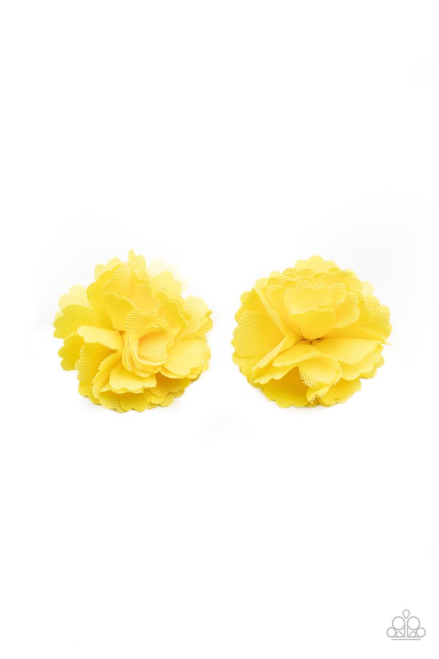 ​Never Let Me GROW - Yellow - Paparazzi Hair Accessories Image