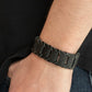 ​Knocked for a Loop - Black - Paparazzi Bracelet Image