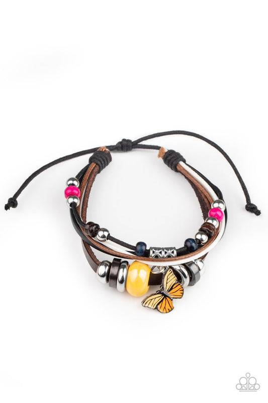 Bodacious Butterfly - Multi - Paparazzi Bracelet Image