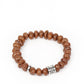 ​Natural State of Mind - Brown - Paparazzi Bracelet Image