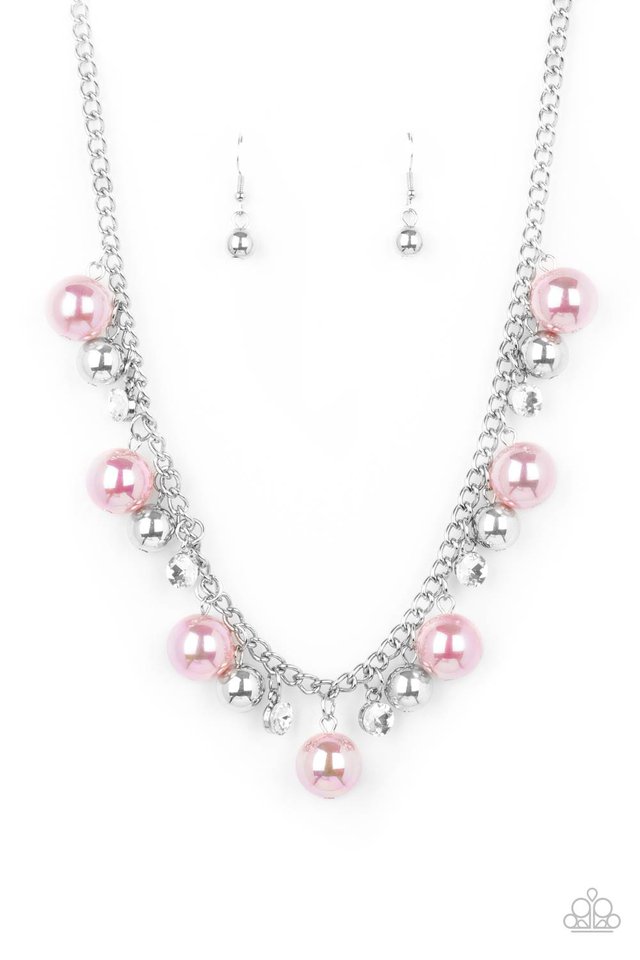 Galactic Gala - Pink - Paparazzi Necklace Image