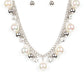 Galactic Gala - White - Paparazzi Necklace Image