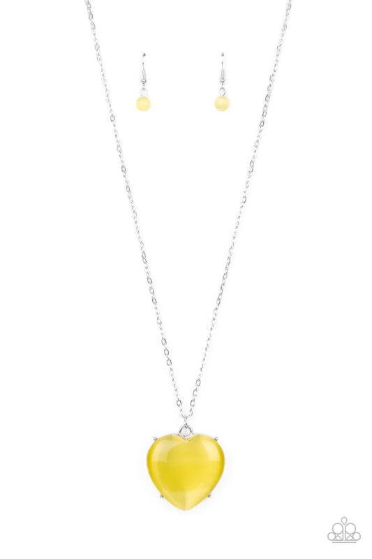 Paparazzi Necklace ~ Warmhearted Glow - Yellow