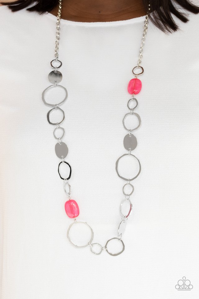 Colorful Combo - Pink - Paparazzi Necklace Image