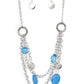 Oceanside Spa - Blue - Paparazzi Necklace Image