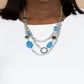 Oceanside Spa - Blue - Paparazzi Necklace Image