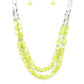 Staycation Status - Green - Paparazzi Necklace Image